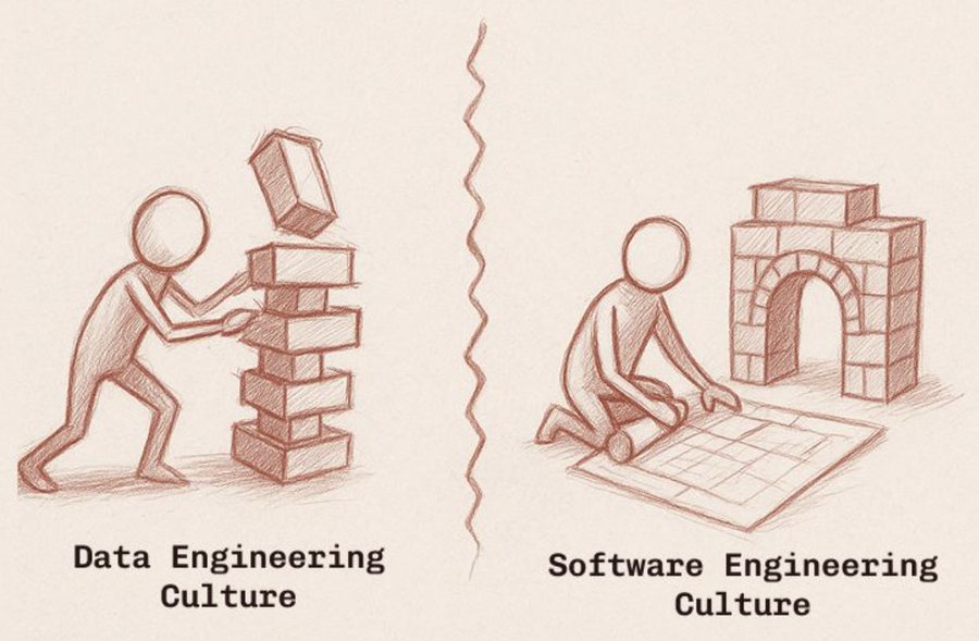 Data engineering culture vs software engineering culture
